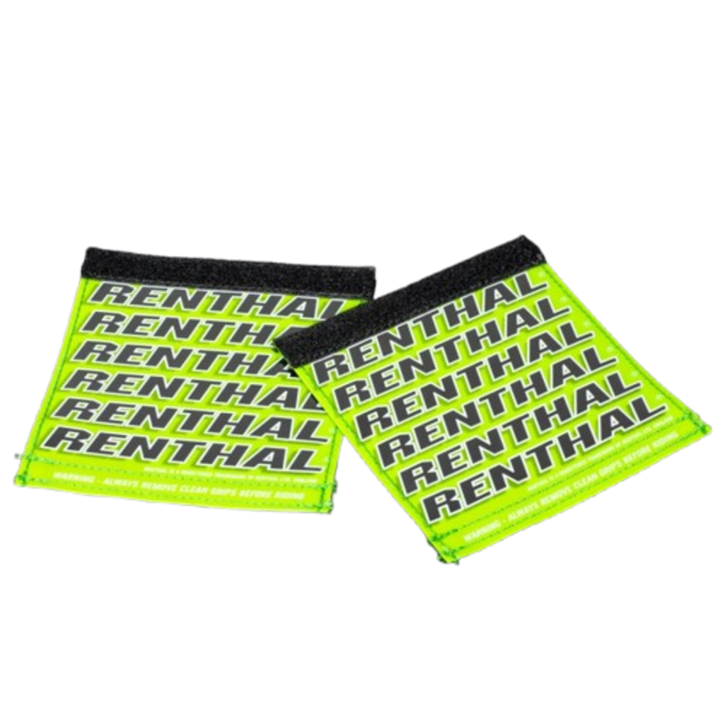 RENTHAL Grip Protector Clean Grips - Green/Black