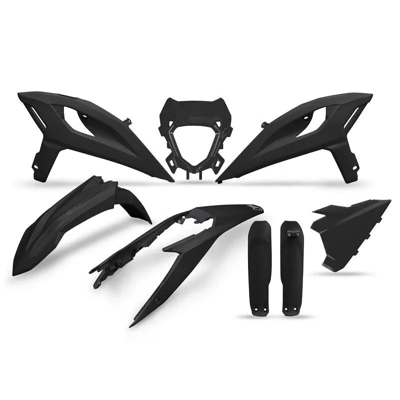UFO Plast PLASTIC KIT FULL, BLK/BLK