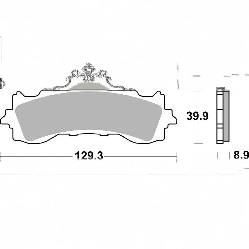 Brembo Sintered Brake Pads - 07HO65SA