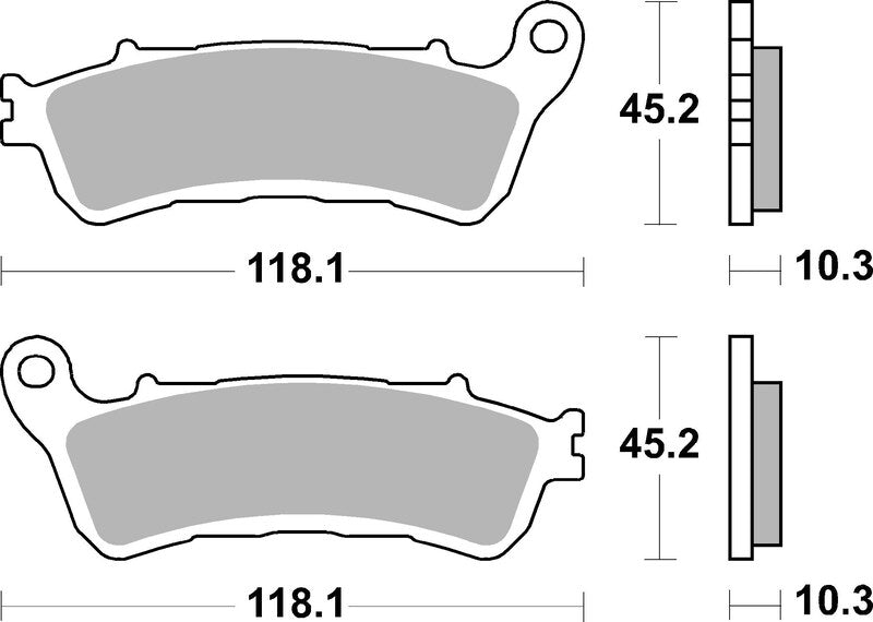 Brembo Sintered Brake pads - 07HO66SP
