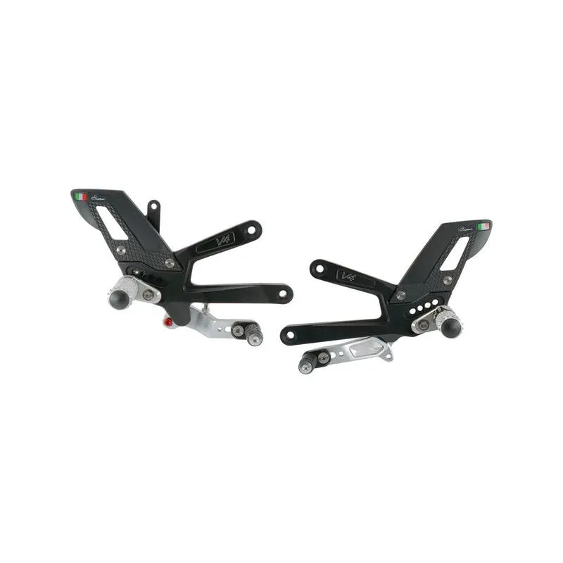 LIGHTECH Adjustable Rear Sets With Fold Up Foot Pegs