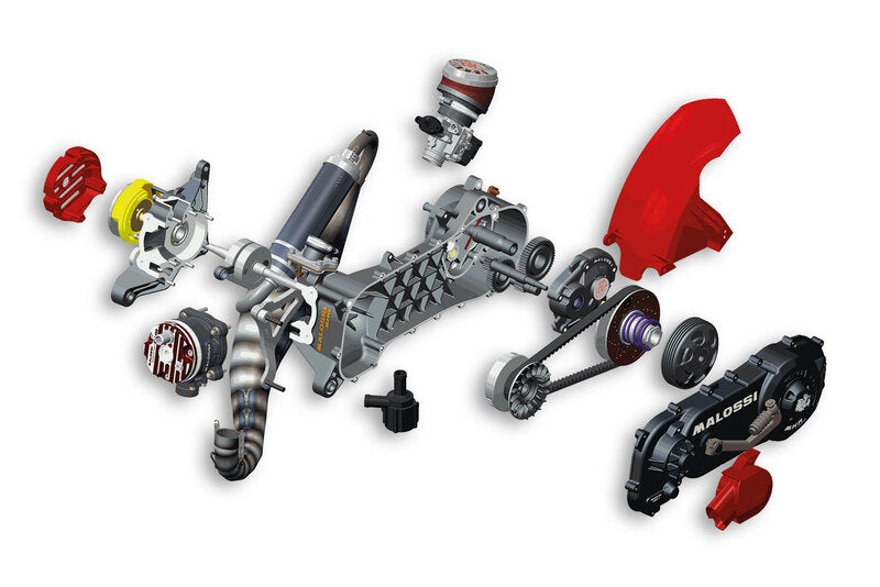 Malossi RC-One 94cc complete motor - Niet gemonteerd