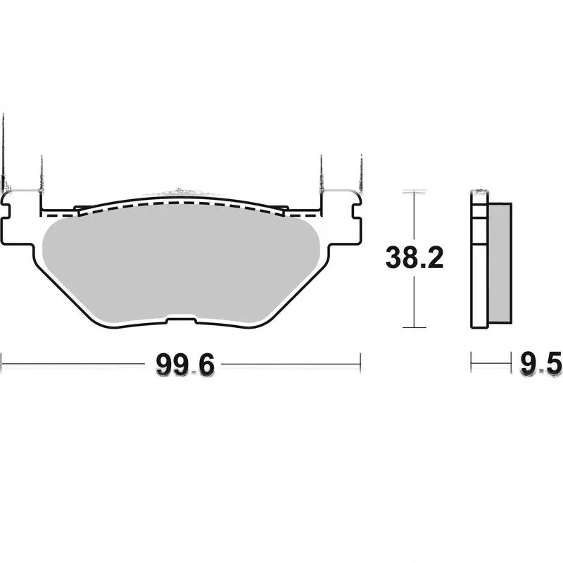 Brembo Carbon Ceramic Brake Pads - 07YA3908