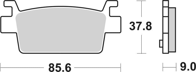 Brembo Carbon Ceramic Brake Pads - 07121
