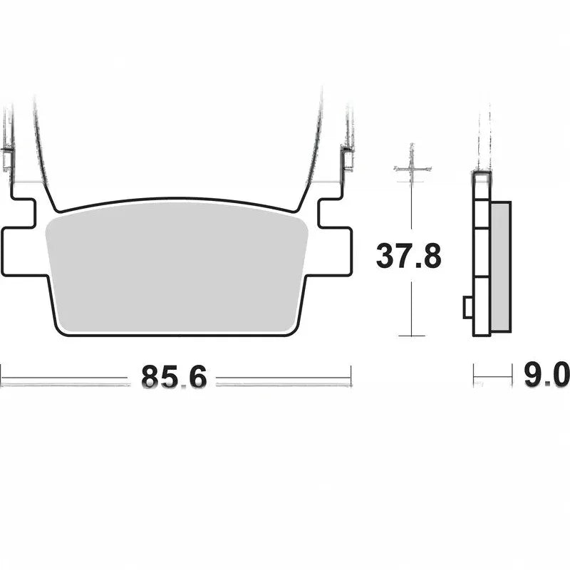 Brembo Carbon Ceramic Brake Pads - 07121