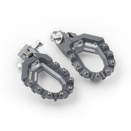 S3 Parts Foot Pegs Solid Hard Rock