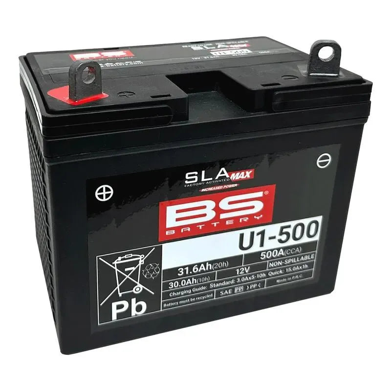 BS BATTERY SLA Max Battery Maintenance Free Factory Activated - U1-500 FA