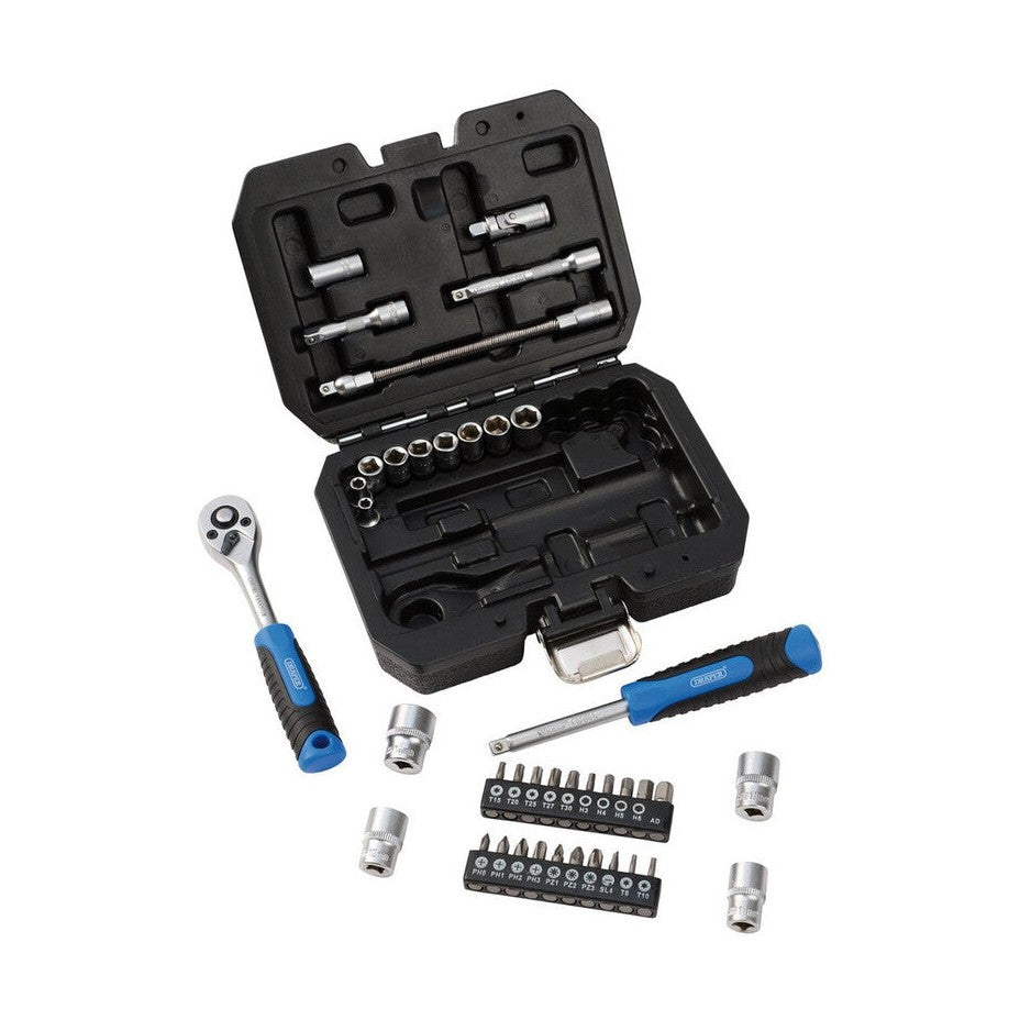 DRAPR METRIC SOCKET & BIT  40 PCS 1/14