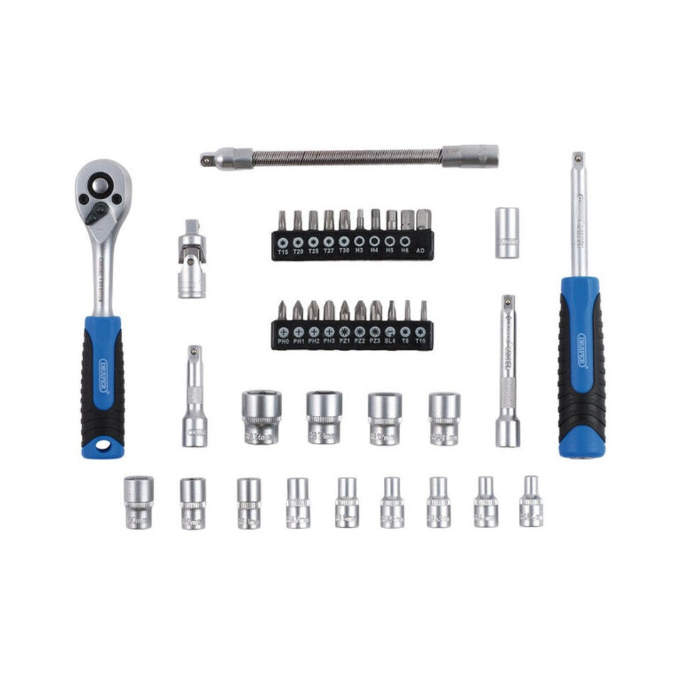 DRAPR METRIC SOCKET & BIT  40 PCS 1/14