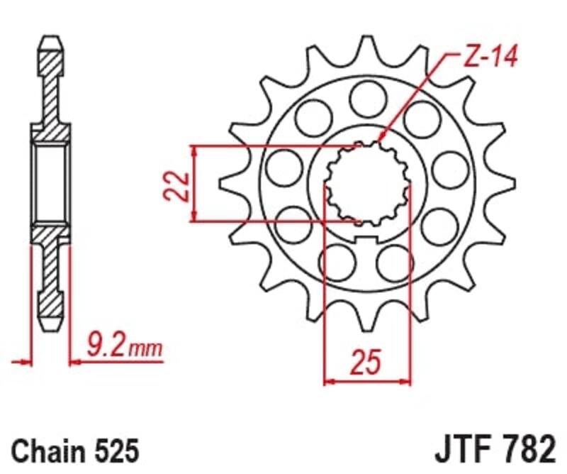 JT Front Sprocket JTF782