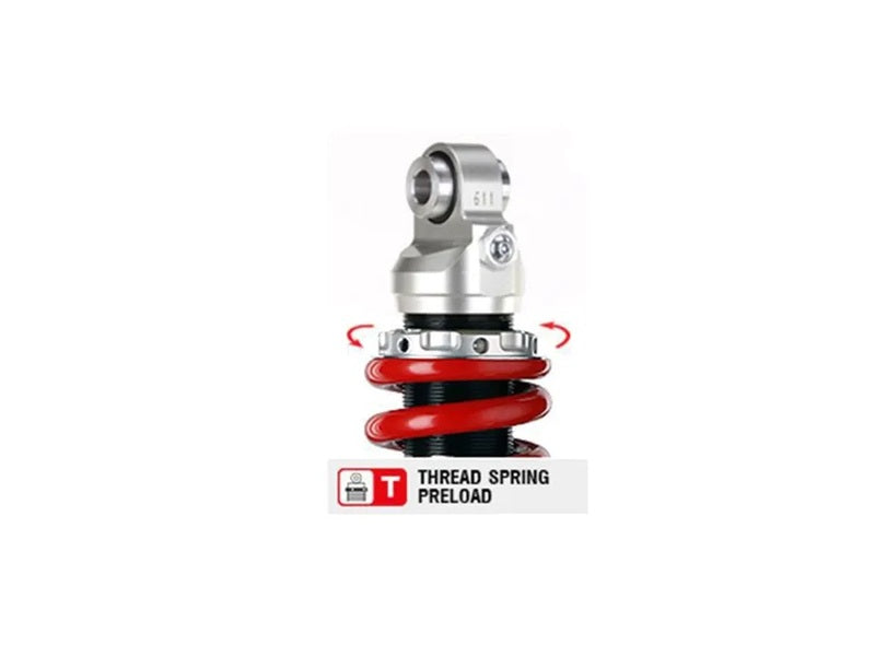 YSS Achter MX Schokdempers achter (RC362-420T-14VT-888)