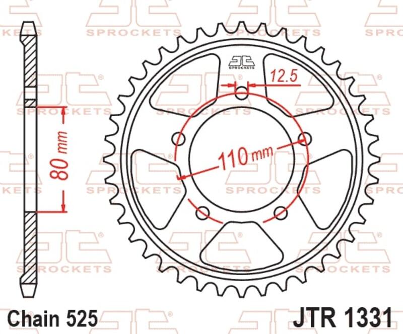 JT Rear Sprocket JTR1331