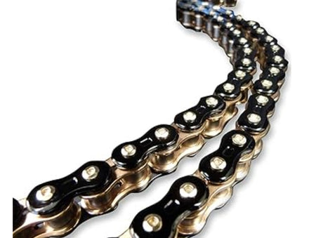 EK 530 ZN/3D ketting zwart-goud – NX-Ring, klinkschakel