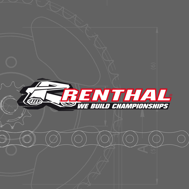 RENTHAL Chain Kit 520R1 13/50 Standard - Ultra-Light Self-Cleaning Rear Sprocket