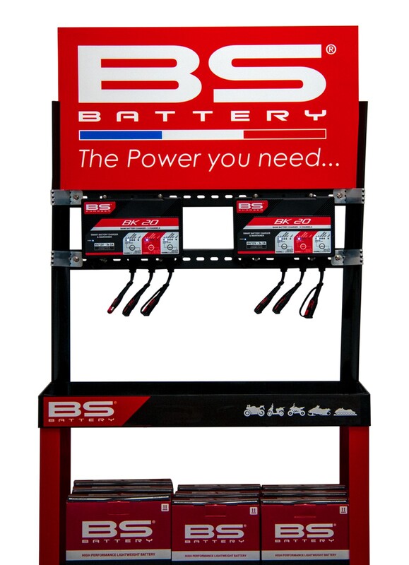 BS BATTERY Ladestation – Display + Montageteile – Ladegerät nicht enthalten