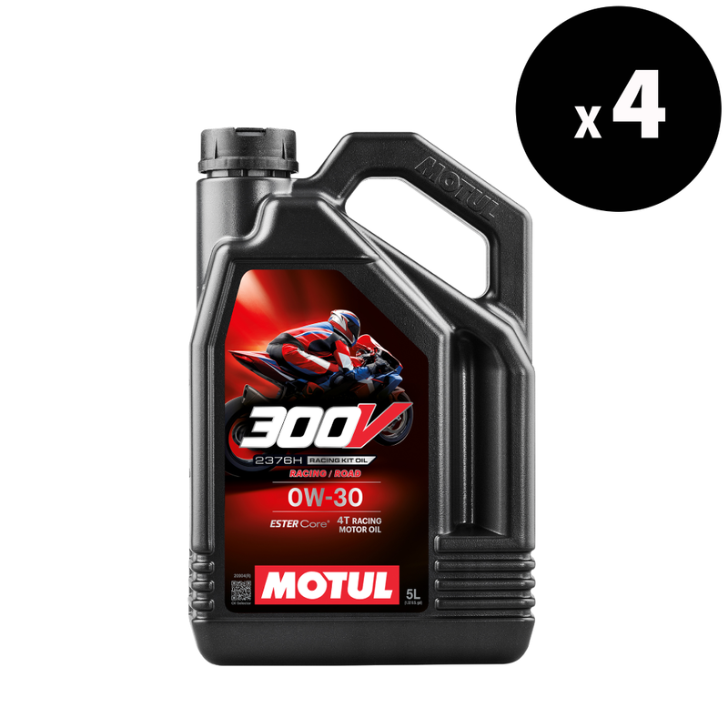Motul Oil Kit 3V Factory Line Racing Kit Oil 2376H W 3 4T x4
