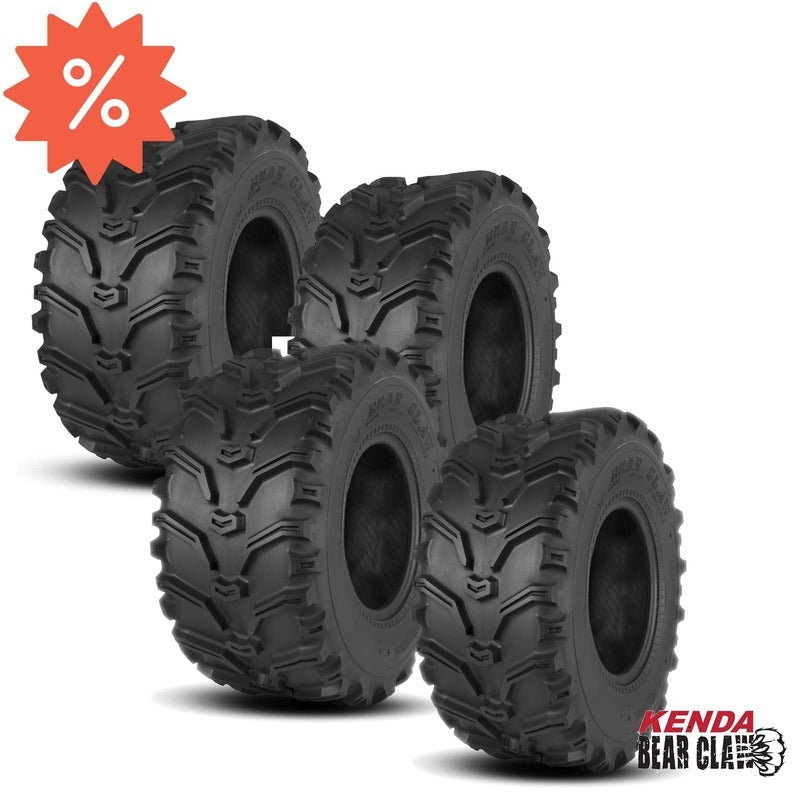 Kenda Bandenset Utility Bear Claw K299 6PR (2x 25x8-12 + 2x 25x10-12)
