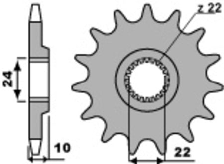 EK kettingkit 520 SRX2 16/47 – 110 schakels, PBR stalen achtertandwiel – art. 3066150