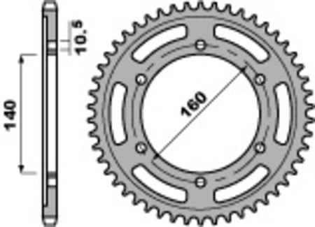 EK kettingkit 530 SRX2 17/48 – 112 schakels, PBR stalen achtertandwiel – art. 3066341