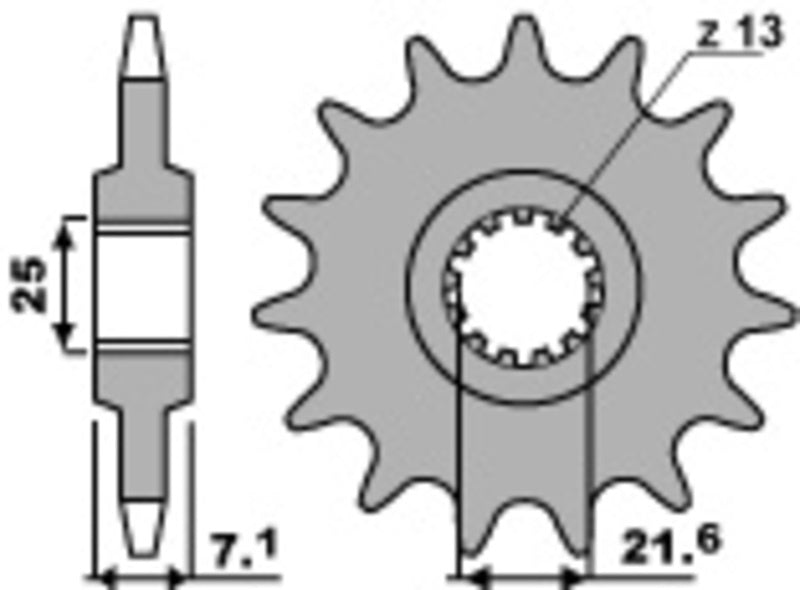 EK kettingkit 520 RRX 15/43 – 112 schakels, PBR stalen achtertandwiel