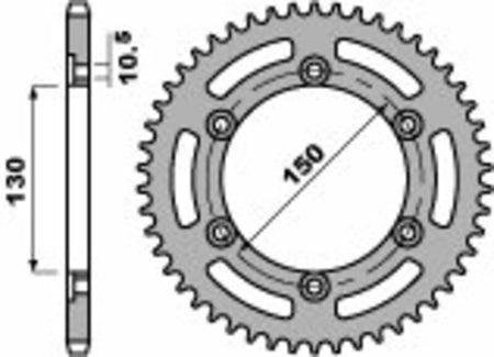 EK kettingkit 520 ZVX3 16/46 – 118 schakels, PBR stalen achtertandwiel – art. 3066708