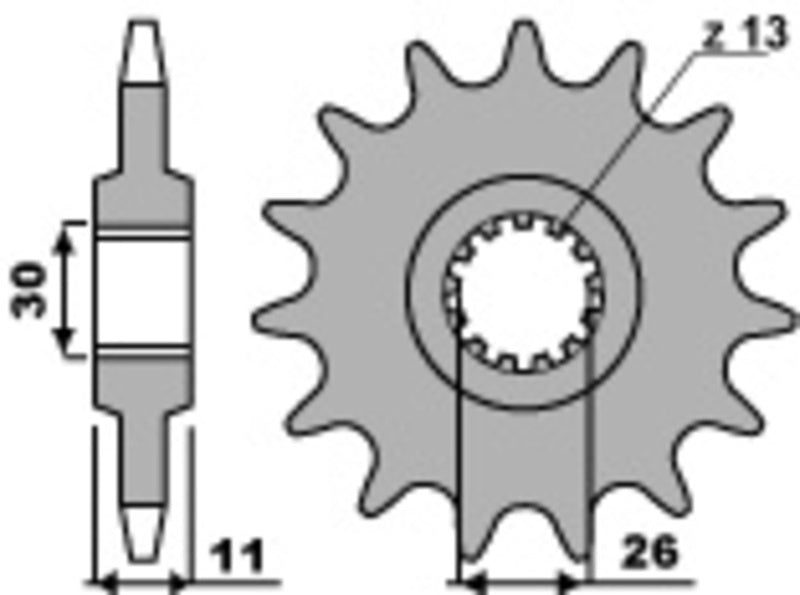 EK kettingkit 530 ZVX3 17/38 – 110 schakels, PBR stalen achtertandwiel – art. 3067149