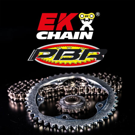 EK kettingkit 525 ZVX3 15/45 – 116 schakels, PBR stalen achtertandwiel – art. 3067331