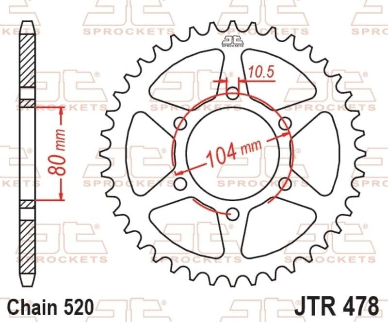 EK kettingkit 520 ZVX3 15/43 – 112 schakels, JT stalen achtertandwiel – art. 3067929