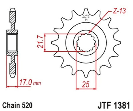 EK kettingkit 520 SRX2 15/41 – 112 schakels, JT stalen achtertandwiel – art. 3068324