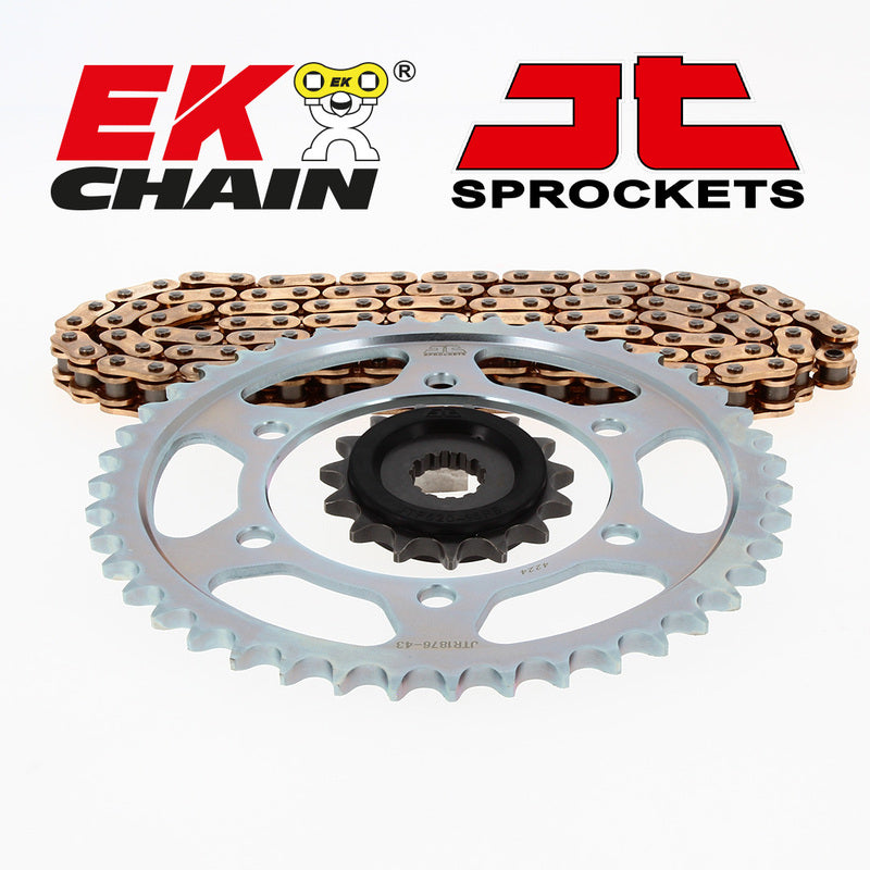 EK kettingkit 530 ZVX3 17/42 – 110 schakels, JT stalen achtertandwiel