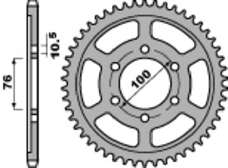 EK kettingkit 530 ZVX3 15/44 – 112 schakels, PBR stalen achtertandwiel – art. 3070120