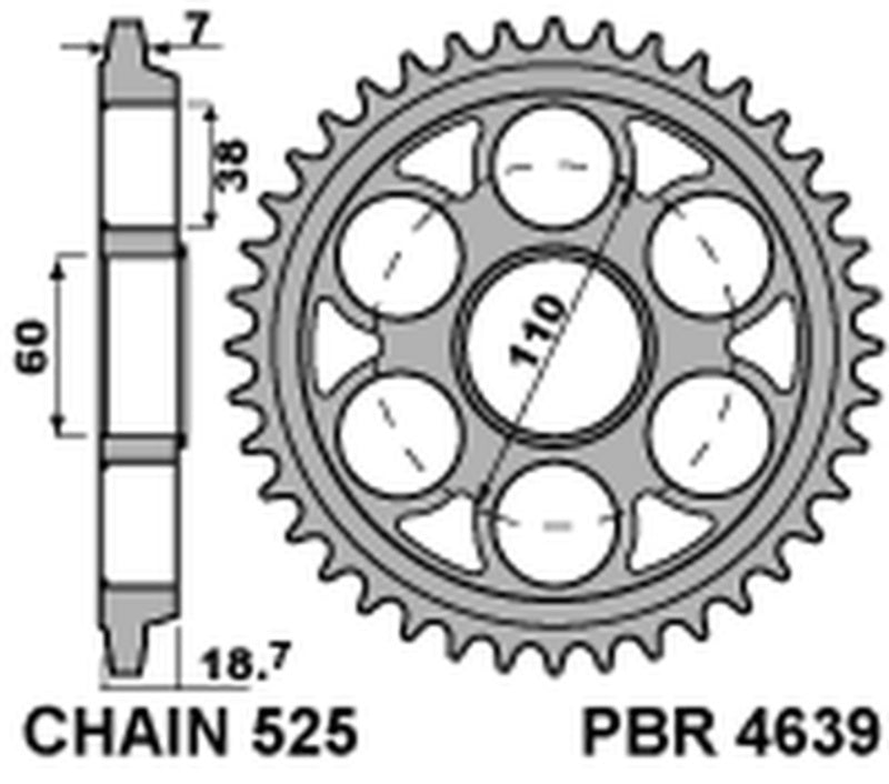 EK kettingkit 520 ZVX3 16/41 – 114 schakels, PBR stalen achtertandwiel – art. 3070927