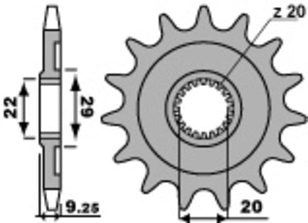 EK kettingkit 520 M3 13/51 – 116 schakels, PBR stalen achtertandwiel – art. 3071003
