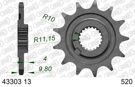 EK kettingkit 520 SRX2 13/49 – 112 schakels, PBR stalen achtertandwiel – art. 3071503