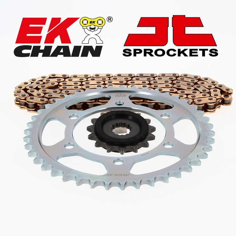 EK kettingkit 428 DEH 14/41 – 114 schakels, PBR stalen achtertandwiel – art. 3073530