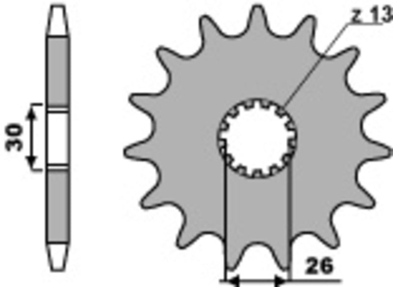 EK kettingkit 525 ZVX3 18/43 – 106 schakels, PBR stalen achtertandwiel – art. 3073561