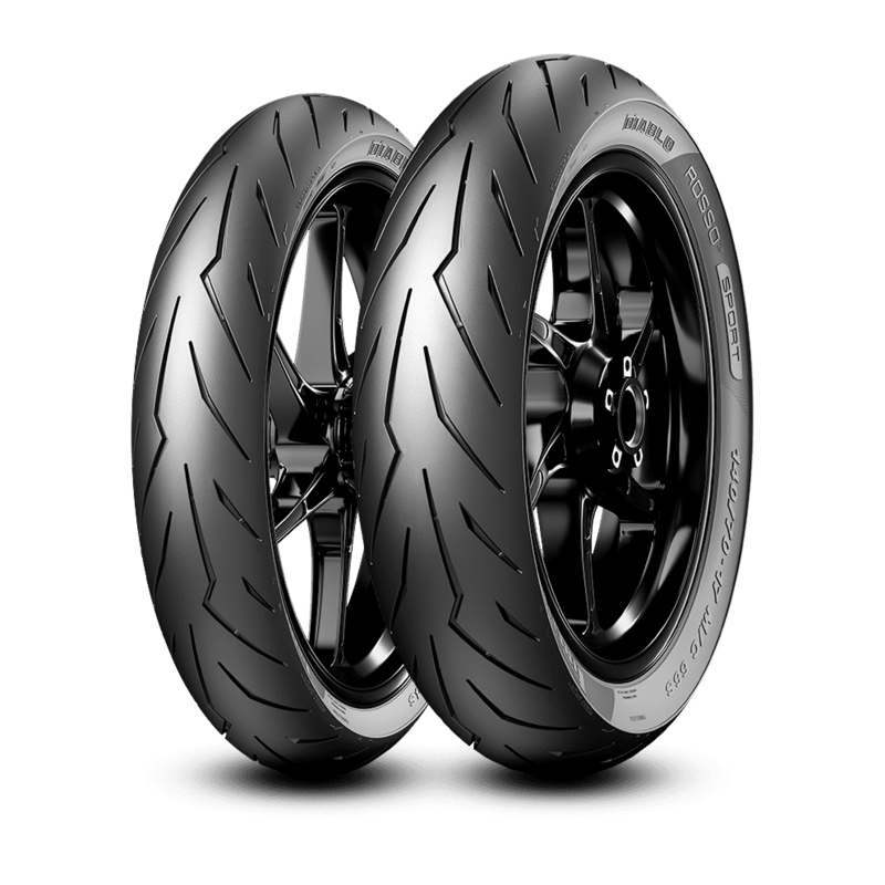 PIRELLI Tire DIABLO ROSSO SPORT 70/90-17 M/C 38S TL