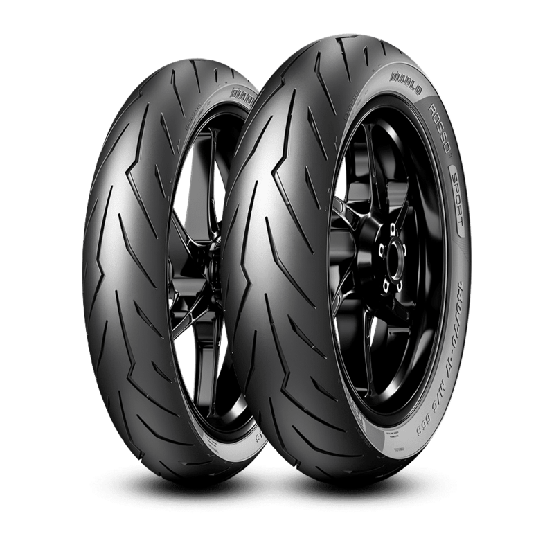 PIRELLI Tire DIABLO ROSSO SPORT 80/90-17 M/C 44S TL