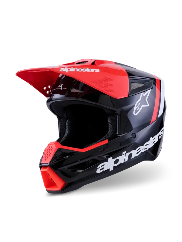 Helm SM3 RADIUM Zwart/Rood/Wit