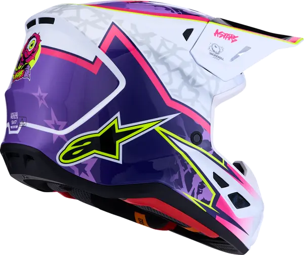 Alpinestars Helm SM7 BLASTER Paars/Roze/Wit