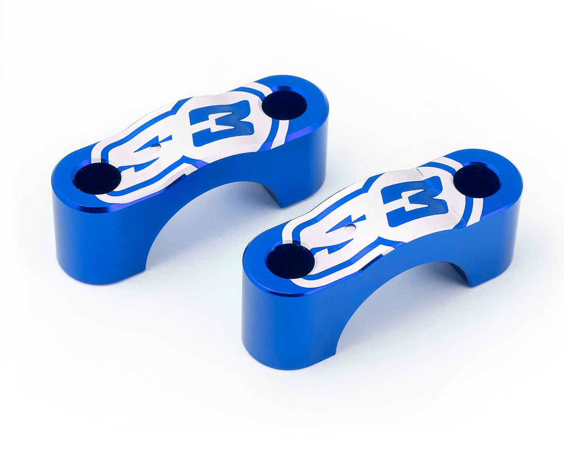S3 HANDLEBAR CLAMPS FACTORY (X 2)