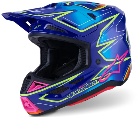 Helm SM7 CAST Blauw/Geel/Roze