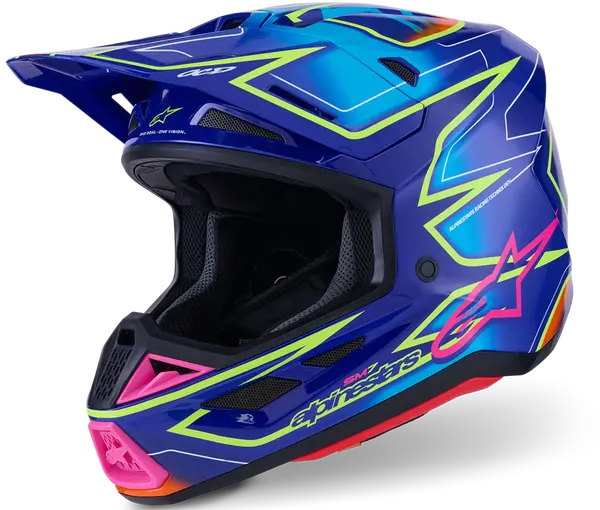 Helm SM7 CAST Blauw/Geel/Roze