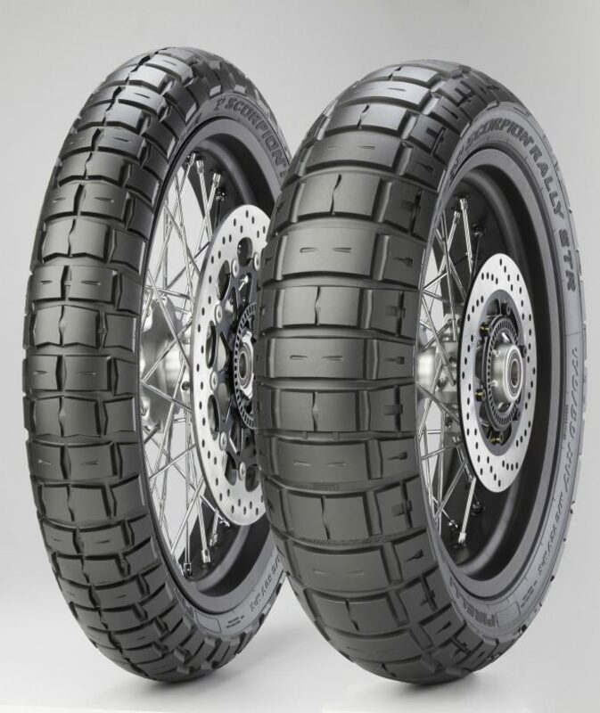 PIRELLI Tire SCORPION RALLY STR (F) 120/70 R 17 M/C 58V TL M+S