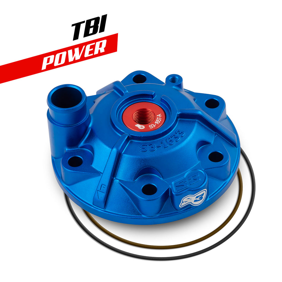 S3 Parts POWER HEAD HUSKY 250 BLUE TBI