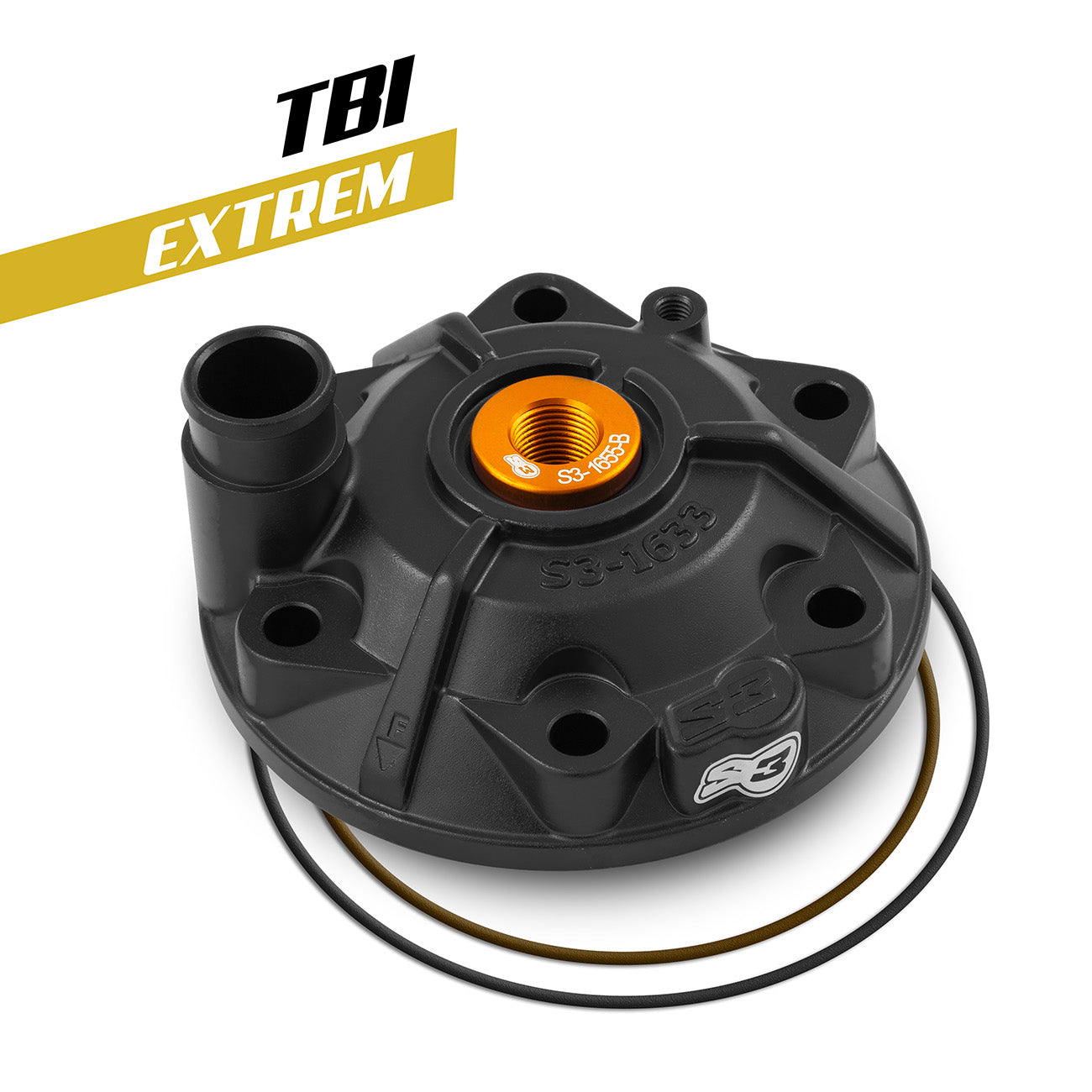 S3 Parts MOUNTAIN HEAD  250 BLACK TBI