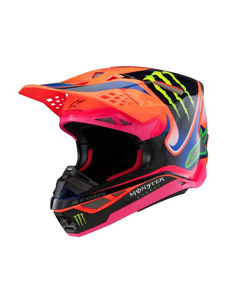 Helm S-M10 DEEGAN Oranje/Paars/Roze