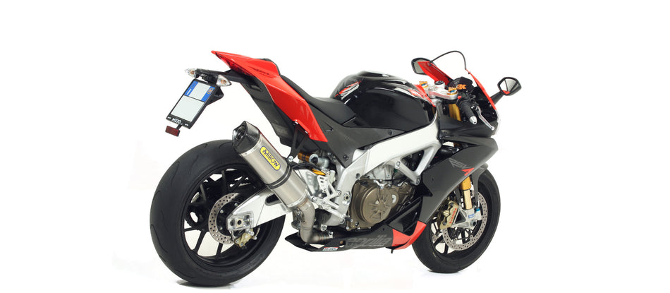 Arrow einddemper titanium Aprilia RSV 4 RR / RF 2015-2016 Race-Tech goedgekeurd