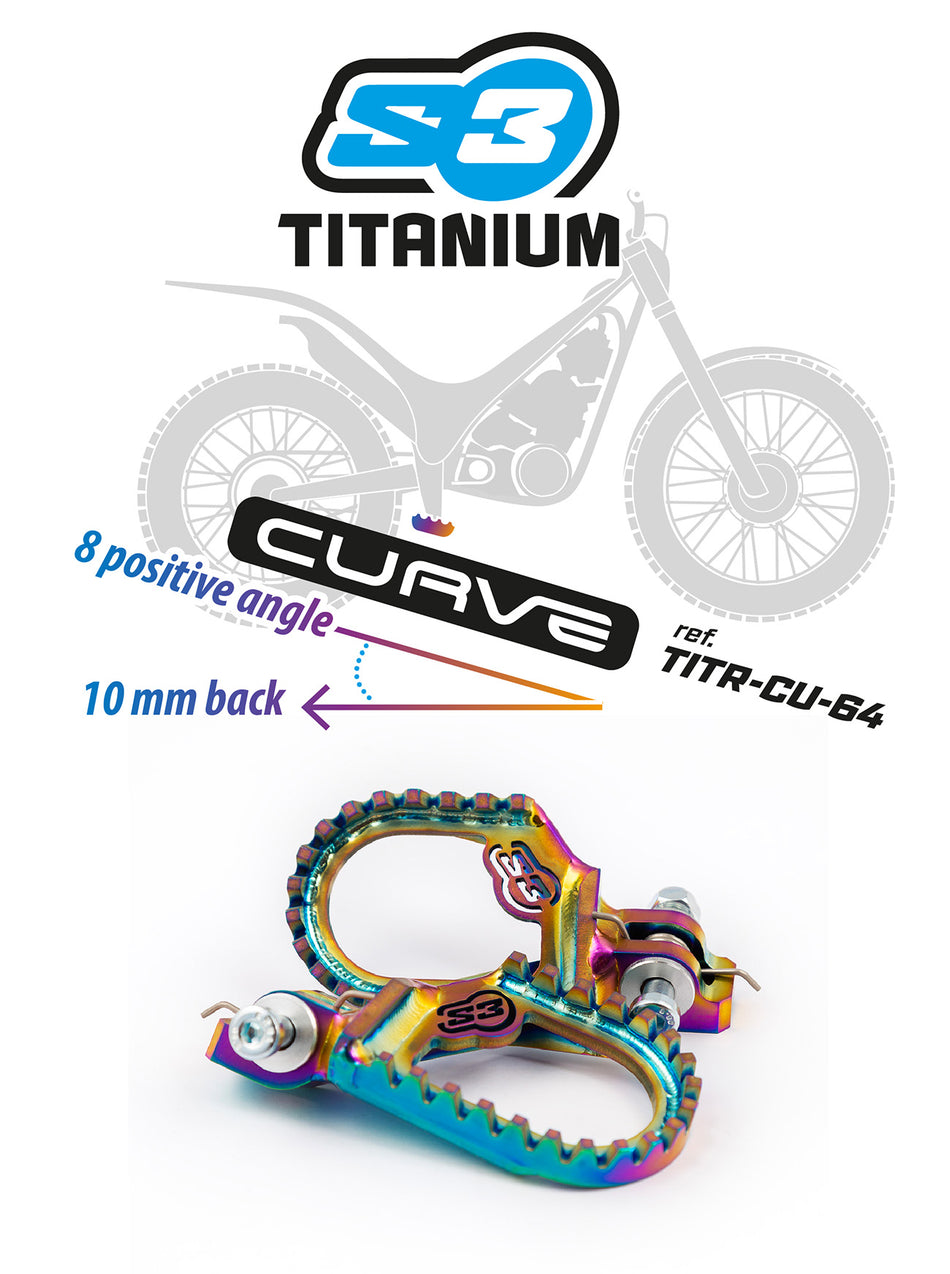 TITANIUM S3 CURVE TRIAL 8 DEG. ANGLE