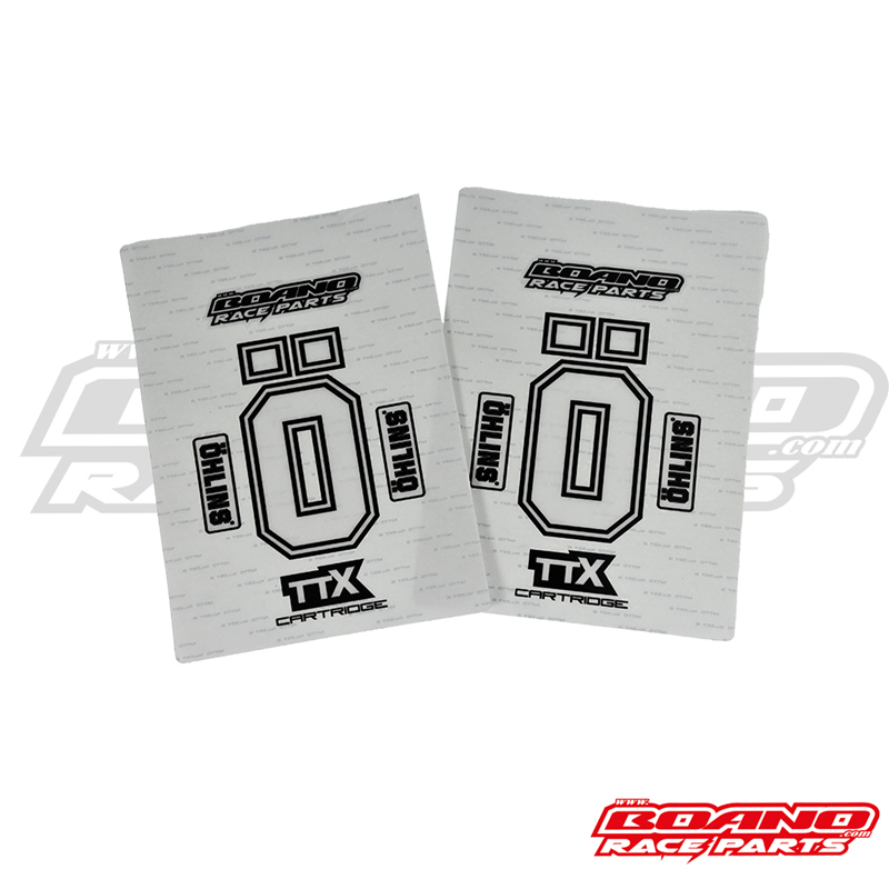 BOANO Öhlins-Boano voorvorkstickers - Beta RR en X-Trainer